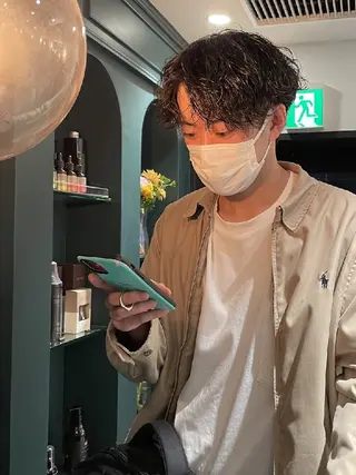 パーマ メンズ 【メンズカット/パー マ✂️】momo🌷のヘアスタイル