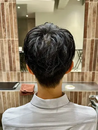 ショート メンズ 横浜/メンズ特化/ Farbe/田中颯斗のヘアスタイル