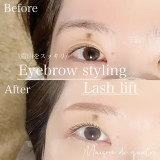 アイブロウ Maison de quatre所属・RIKA SHIMIZUのマツエク・マツパデザイン