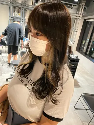 ロング カラー レイヤー×髪質改善 ×透明感/杉田 圭のヘアスタイル