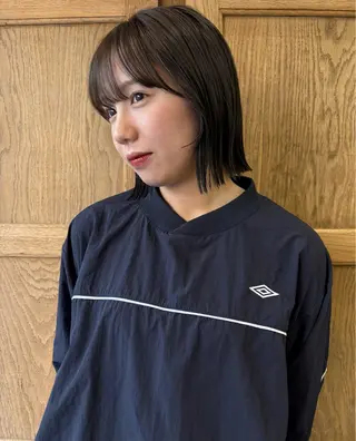 ミディアム 成澤 凜花のヘアスタイル
