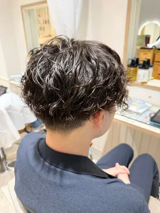 パーマ メンズ パーマモデル 募集中🎀渡邉のヘアスタイル