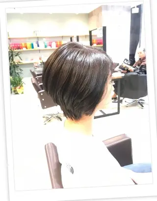 ショート カラー パーマ ヘアアレンジ メンズ キッズ ネイル マツエク・マツパ EnBlesS西宮 マンツーマン神道有基のヘアスタイル