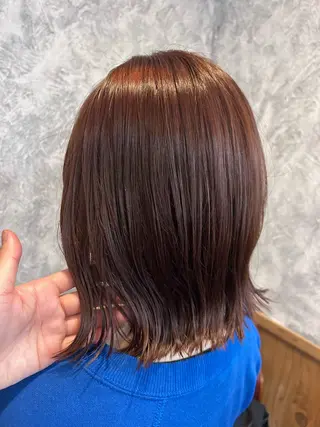 ミディアム カラー 北岡 慶子 大宮駅西口徒歩3分のヘアスタイル