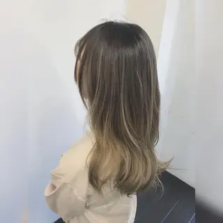 ロング カラー 上田 直樹のヘアスタイル