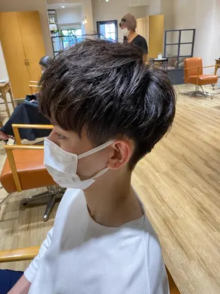 パーマ メンズ 田中 美沙希のヘアスタイル