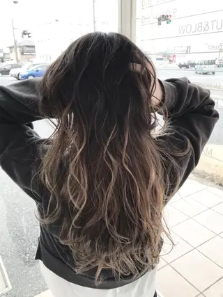 ロング カラー EARTH石巻店 尾形  裕のヘアスタイル