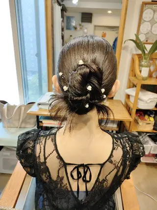 ヘアアレンジ HempBeauty 浅野アサミのヘアスタイル