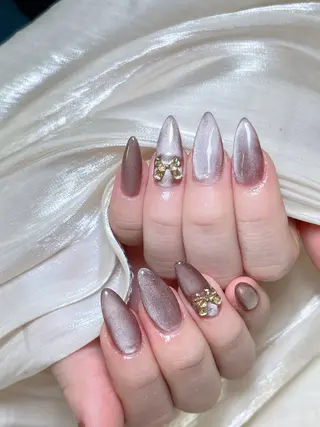 ネイル candy nail 韓国風ワンホンネイルのネイルデザイン