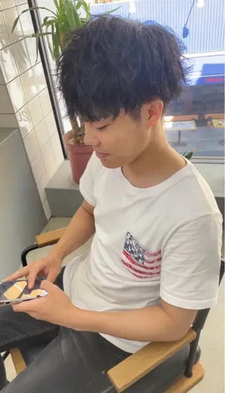 パーマ メンズ メンズ専門サロン wokeのヘアスタイル