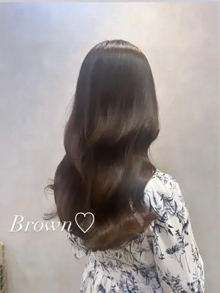 ロング カラー ヘアアレンジ 🩷韓国ヘア/ヨシン モリ🩷Maikaのヘアスタイル