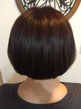 カラー 中山 ルミ子のヘアスタイル