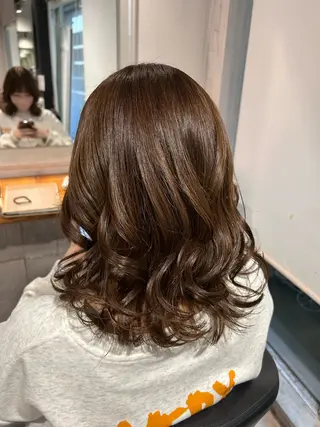 ミディアム レイヤーStyle 🪽菜々実のヘアスタイル