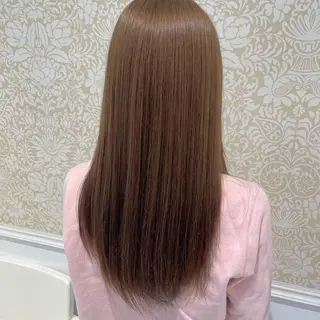 ロング カラー 髪質改善カラー💎 オオネヨシナリのヘアスタイル