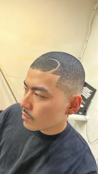 パーマ メンズ 渋谷BARBER/ キリのヘアスタイル