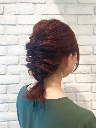 ミディアム カラー ベージュカラー🧸 伊藤なつみのヘアスタイル