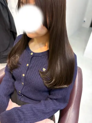 セミロング カラー ブラウンカラー 🫧tomoka🫧のヘアスタイル