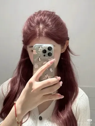 ロング カラー 透明感うる艶カラー 🤍MANAMIのヘアスタイル