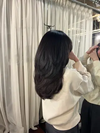 ロング 海音🌺レイヤー カット/ケアリストのヘアスタイル