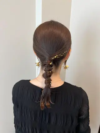 ロング ヘアアレンジ THINK SHOP sakiのヘアスタイル