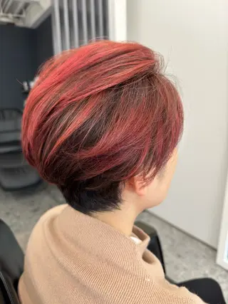 ショート 箕面☆髪質改善☆安田 聡志のヘアスタイル