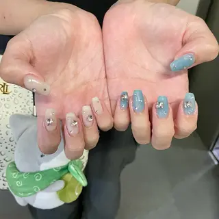 ネイル By moonネイル 🌷ワンホン/韓国風のネイルデザイン