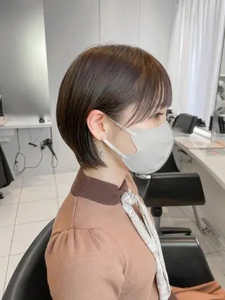 ショート クロスパーマ松永裕久 似合わせカットのヘアスタイル