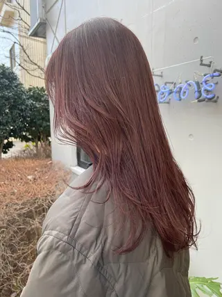 セミロング カラー hazuki 🌝のヘアスタイル