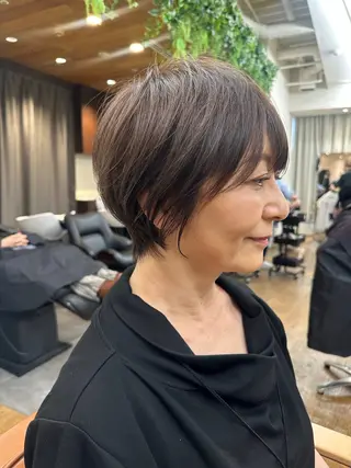 ショート 銀座似合わせショート 店長　広瀬和輝のヘアスタイル