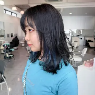 セミロング カラー 🫧ヒシダアキ taboo.i🫧のヘアスタイル