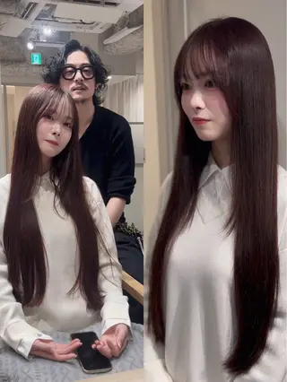 ロング 髪質改善/美髪師/ 田邊翔伍のヘアスタイル