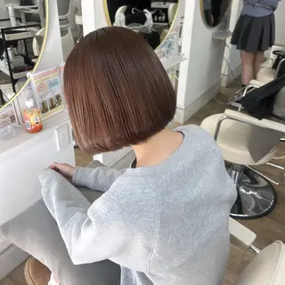 ショート カラー スズナ♡ 透明感カラー✩.*˚のヘアスタイル