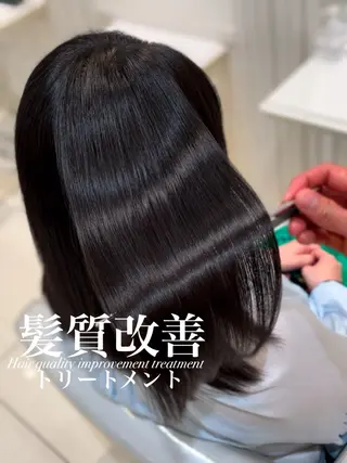 セミロング 【美髪特化・ 髪質改善】　古橋 晃のヘアスタイル