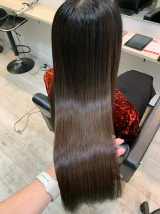 ロング カラー ヘアアレンジ 代表🎀 ふわモテ愛 され髪🩷yumiのヘアスタイル