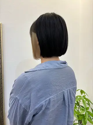 カラー ツノガイ エリのヘアスタイル
