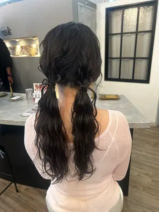 ヘアアレンジ ブリーチ／ヘアセット 🪞🌙minamiのヘアスタイル