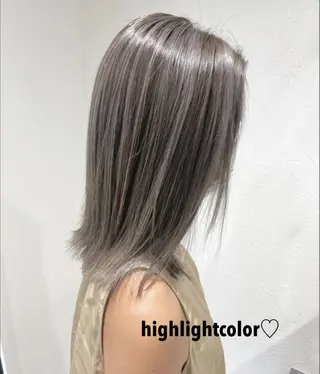 ミディアム カラー 🤍2nd🤍田所 美希のヘアスタイル