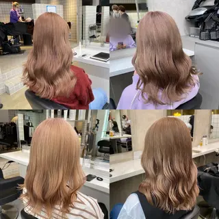 ロング カラー ヘアアレンジ TRU Shino🦋のマツエク・マツパデザイン