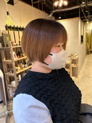 ショート 北原 紗希のヘアスタイル