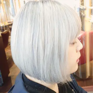 ショート カラー 艶髪✨ブリーチ職人 yasuのヘアスタイル