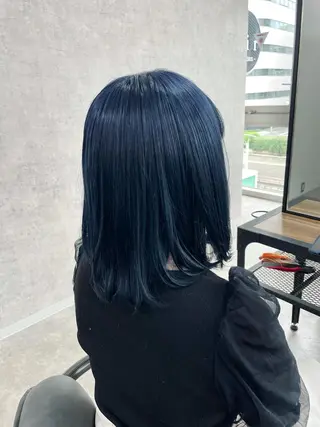 ロング カラー パーマ ヘアアレンジ メンズ キッズ ネイル マツエク・マツパ エビスザキレン／メン ズ／心斎橋🌳のヘアスタイル