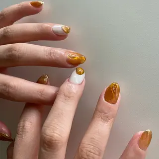 ネイル 【淡色color/ nail】maikoのネイルデザイン
