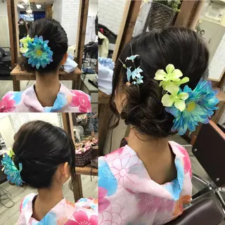 セミロング ヘアアレンジ 大賀 海夕の眉毛・アイブロウイメージ