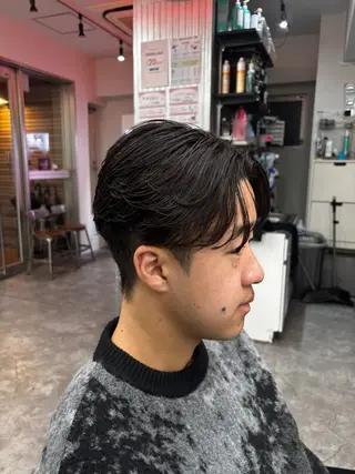 パーマ メンズ メンズ特化✨️ 韓国風パーマ🔥一八のヘアスタイル