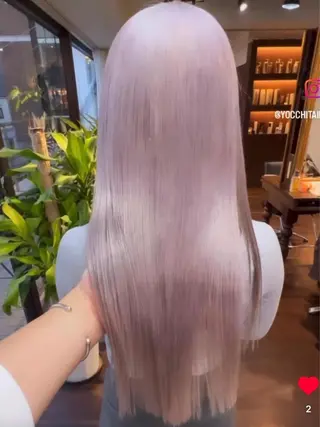 ロング カラー 🧡色落ちまで2度綺 麗なカラー🧡ヨシキのヘアスタイル