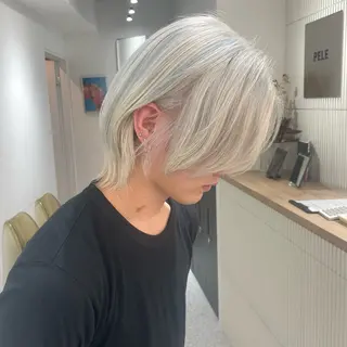 カラー メンズ 💍ダメージ最小限 ブリーチ/ちさと💍のヘアスタイル
