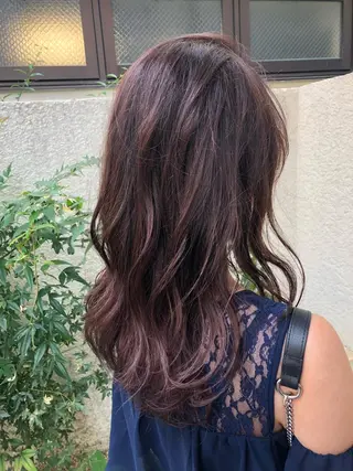 ミディアム カラー パーマ ヘアアレンジ 【白髪ぼかし 専門GBG】自由が丘のヘアスタイル