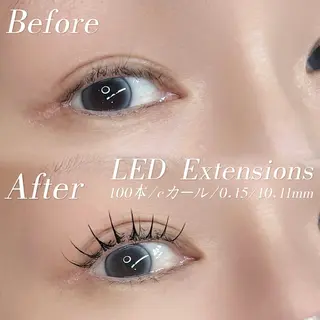 マツエク・マツパ Eye Riche chikaのマツエク・マツパデザイン