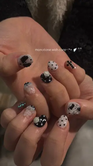 ネイル 個性派✴︎ジャケ写 ネイル🦋mire-のネイルデザイン