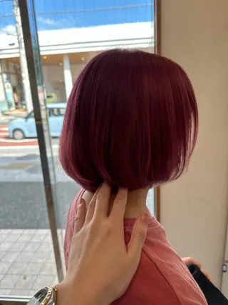 ショート カラー TELA HAIR 副代表RIKUのヘアスタイル